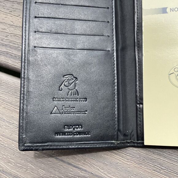 Buxton Golf Themed Note Pad Wallet Dallas Classic 1998 Leather 3.5x6.5" - Picture 3 of 4